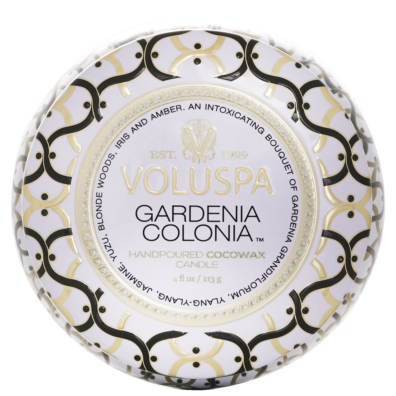 【月間優良ショップ受賞】 Voluspa Mini Tin Candle - Gardenia Colonia ボルスパ Mini Tin Candle - Gardenia Colonia 113g/4oz 送料無料 海外通販