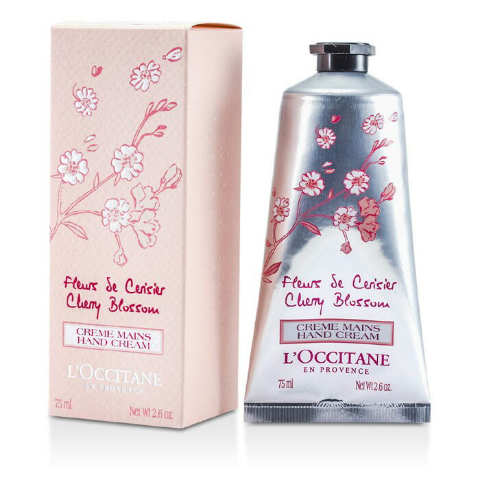 【月間優良ショップ受賞】 L'Occitane Cherry Blossom Hand Cream ロクシタン チェリーブロッサム ハンドクリーム 75ml/2.6oz 送料無料..