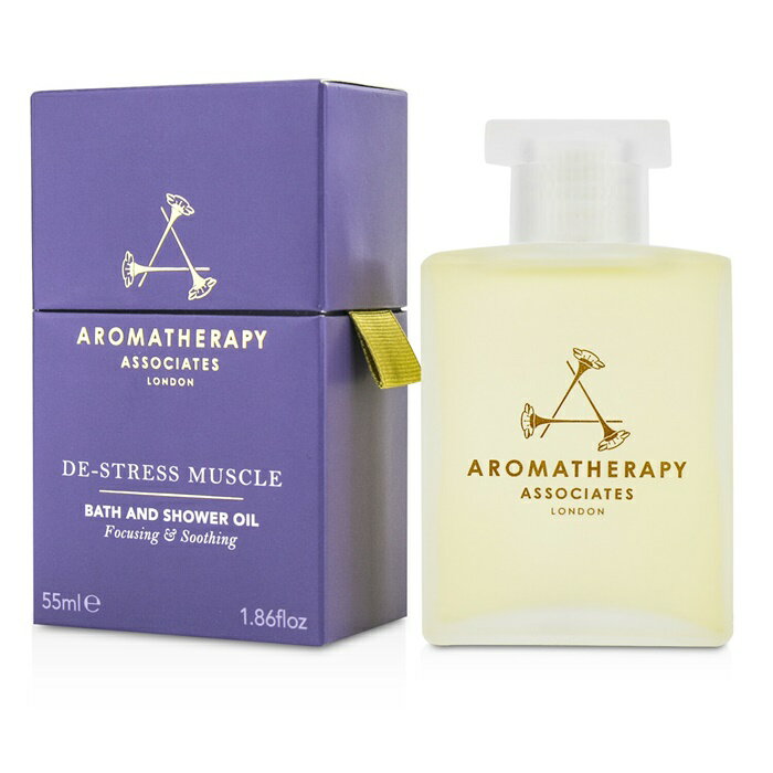 アロマセラピーアソシエイツ 【月間優良ショップ受賞】 Aromatherapy Associates De-Stress - Muscle Bath & Shower Oil アロマセラピー アソシエイツ デストレス - マッスルバス&シャワーオイル 55ml/1.86oz 送料無料 海外通販