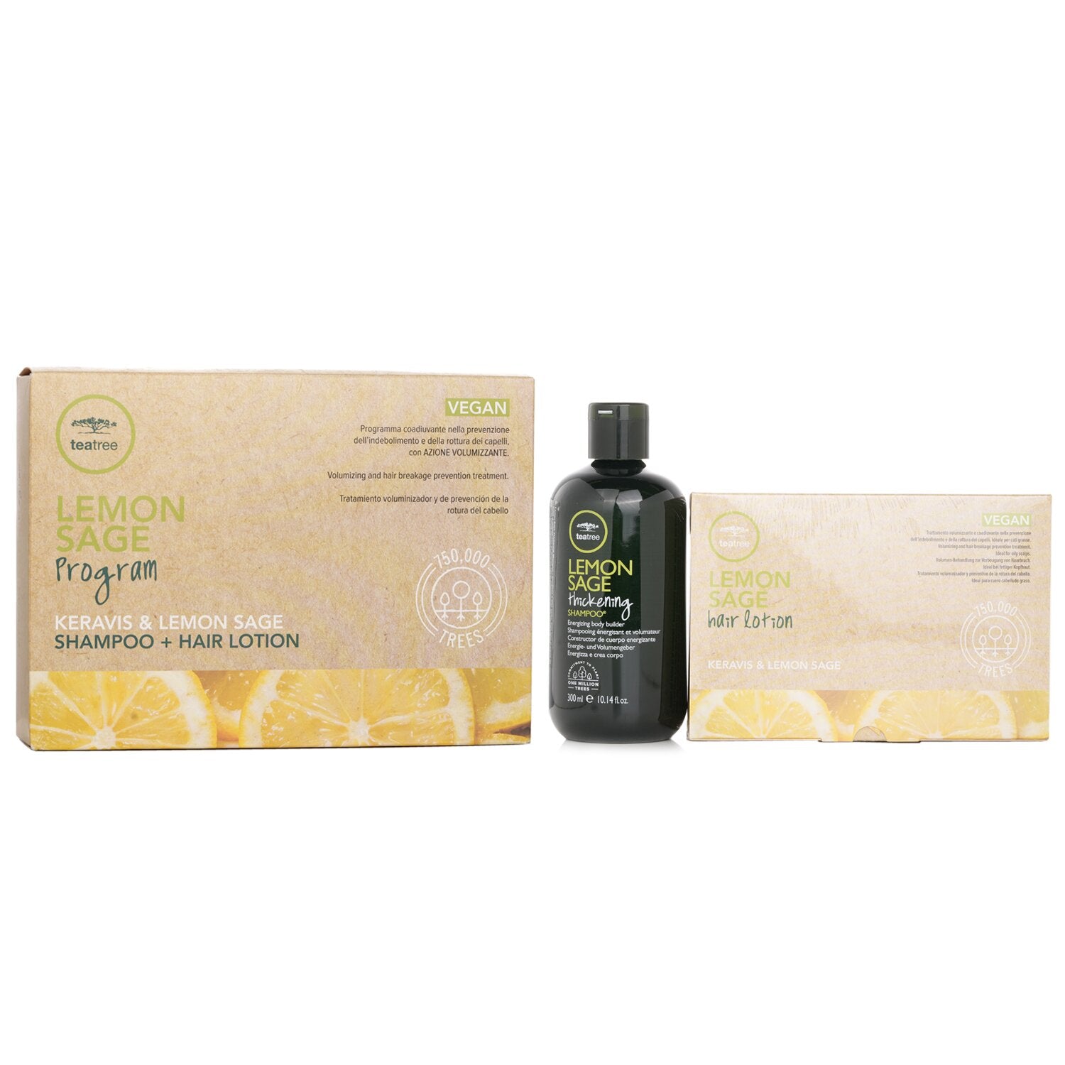 【月間優良ショップ受賞】 Paul Mitchell Tea Tree Lemon Sage Program Set: Shampoo 300ml + Hair Lot..