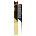 【月間優良ショップ受賞】 Cricket Carbon Comb Seamless Fine Tooth Pattern Metal Rattail - C50M 1 Pc 送料無料 海外通販