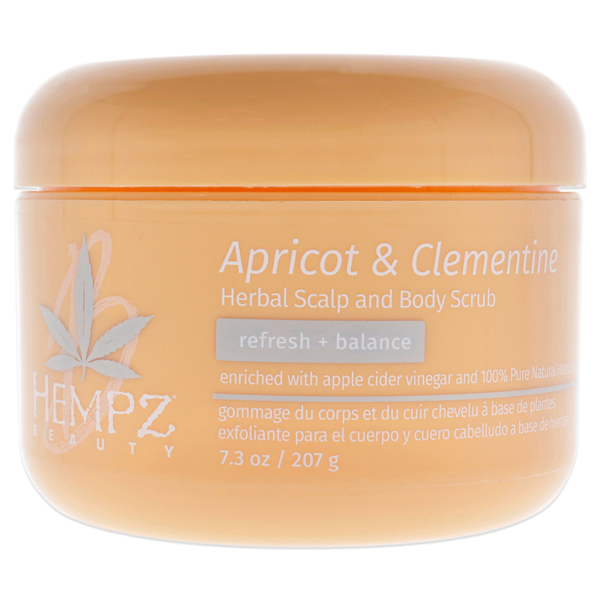 【月間優良ショップ受賞】 Hempz Apricot and Clementine Herbal Scalp and Body Scrub 7.3 oz 送料無料 海外通販