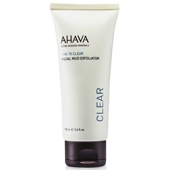 【月間優良ショップ受賞】 Ahava Time To Clear Facial Mud Exfoliator アハバ タイムトゥクリア フェーシャルマッドエクスフォリエーター 100ml/3.4oz 送料無料 海外通販