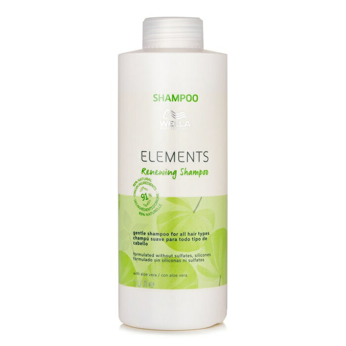 【月間優良ショップ受賞】 Wella Elements Renewing Shampoo ウエラ Elements Renewing Shampoo 1000ml 送料無料 海外通販