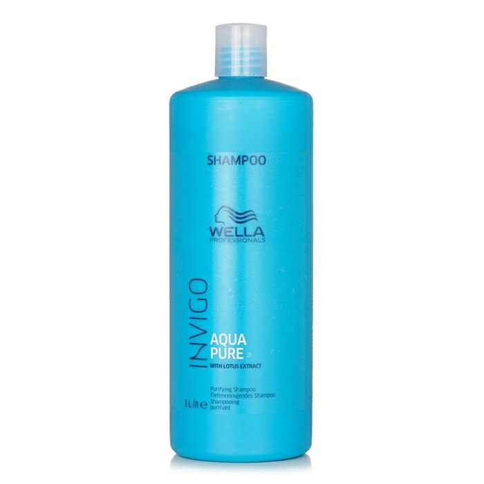 【月間優良ショップ受賞】 Wella Invigo Aqua Pure Purifying Shampoo ウエラ Invigo Aqua Pure Purifying Shampoo 1000ml 送料無料 海外通販