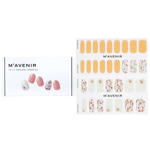 【月間優良ショップ受賞】 Mavenir Nail Sticker (Orange) - # Coral Shell Garden Nail Mavenir Nail Sticker (Orange) - # Coral Shell Garden Nail 32pcs 送料無料 海外通販