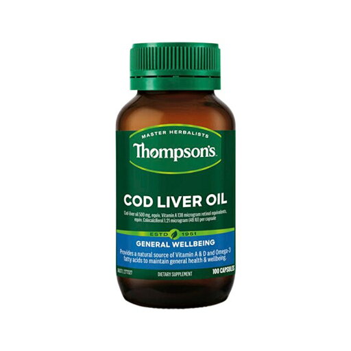 Thompsons Thompson's Cod Liver Oil 100c Thompsons Thompson's Cod Liver Oil 100c