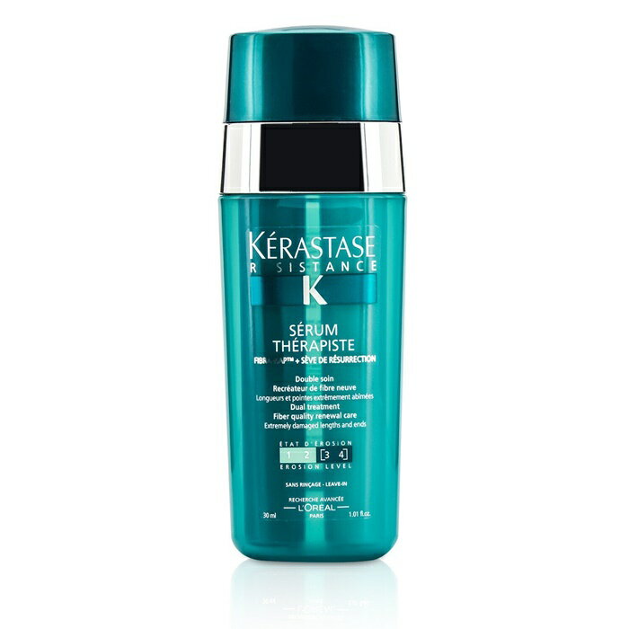 【月間優良ショップ受賞】 Kerastase Resistance Serum Therapiste Dual Treatment Fiber Quality Renewal Care (Extremely Damaged Lengths and Ends) ケラスターゼ 送料無料 海外通販