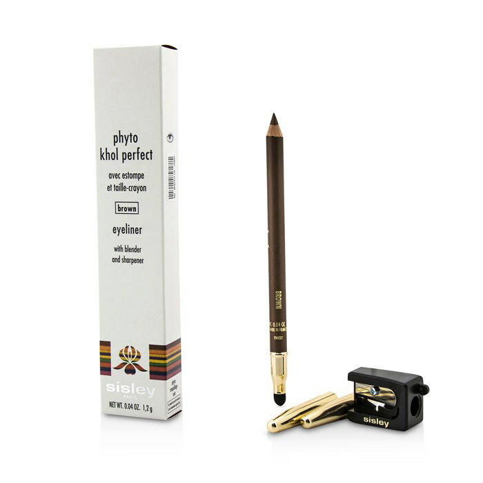 【月間優良ショップ受賞】 Sisley Phyto Khol Perfect Eyeliner (With Blender and Sharpener) - # Brown シスレー フィトコールパーフェクト (ブレンダー/シャープナー付) - # ブラウン 1.2g/0. 送料無料 海外通販