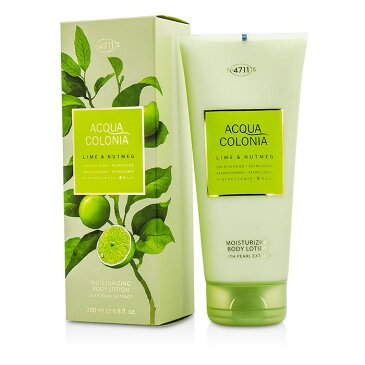 4711 Acqua Colonia Lime & Nutmeg Moisturizing Body Lotion 4711 アクア コロニア ライム&ナツメグ モイスチャライジング ボディローション 200ml/6 【楽天海外直送】