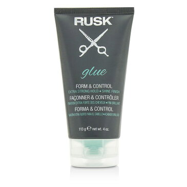 RuskGlue Form & Control (Extra Strong Hold Shine Finish)ラスクグルー フォーム&コントロール (エクストラストロングホールド、シャインフィニッシュ) 113g/【楽天海外直送】