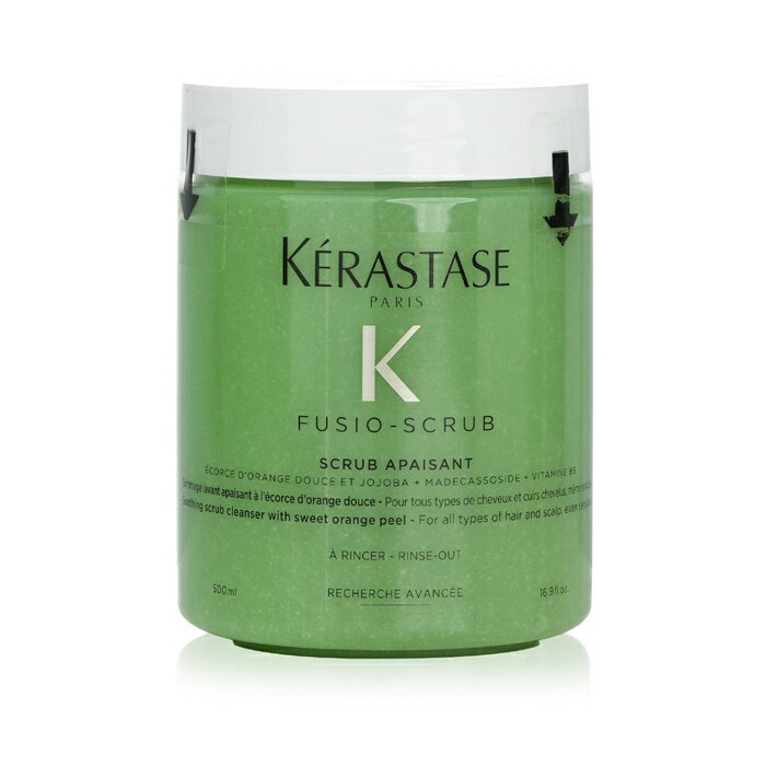 【月間優良ショップ受賞】 Kerastase Fusio-Scrub Scrub Apaisant Soothing Scrub Cleanser with Sweet Orange Peel (For All Types of Hair and Scalp, Even S 送料無料 海外通販