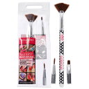 【月間優良ショップ受賞】 Bourjois Multi-Brush Nail Art Set Fan Brush, Shader Brush, Liner Brush ブルジョワ マルチブラシネイルアートセットファンブラシ、シェーダーブラシ、ライナーブラシ 3 Pc 送料無料 海外通販