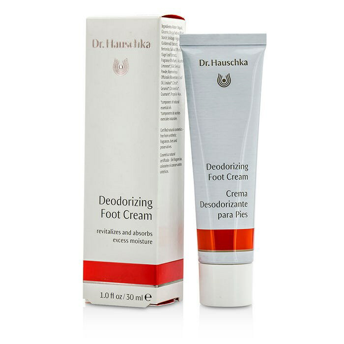 Dr ハウシュカ 【月間優良ショップ受賞】 Dr. Hauschka Deodorizing Foot Cream ドクターハウシュカ デオドライジング フットクリーム 30ml/1oz 送料無料 海外通販