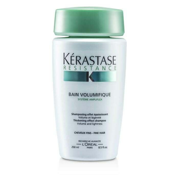 【月間優良ショップ受賞】 Kerastase Resistance Bain Volumifique Thickening Effect Shampoo (For Fine Hair) ケラスターゼ ボリューミフィック シックニング エフェクト シャンプー （細い髪用） 2 送料無料 海外通販