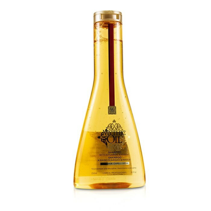 【月間優良ショップ受賞】 L'Oreal Professionnel Mythic Oil Shampoo with Argan Oil & Myrrh (Thick Hair) ロレアル プロフェッショナル ミシック オイル シャンプー ウイズ アルガン オイル & ミル 送料無料 海外通販