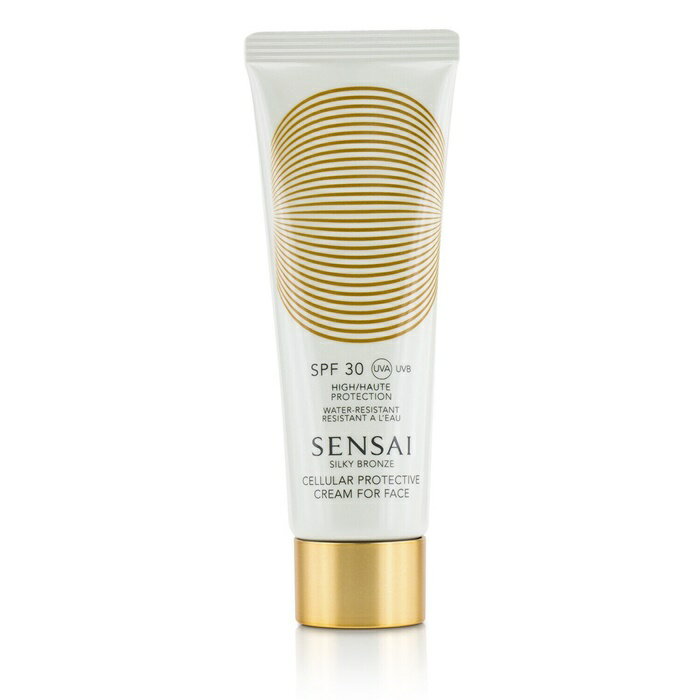 楽天The Beauty Club【月間優良ショップ受賞】 Kanebo Sensai Silky Bronze Cellular Protective Cream For Face SPF30 カネボウ センサイ シルキー ブロンズ セルラー プロテクティブ クリーム For フェイス SPF30 50m 送料無料 海外通販