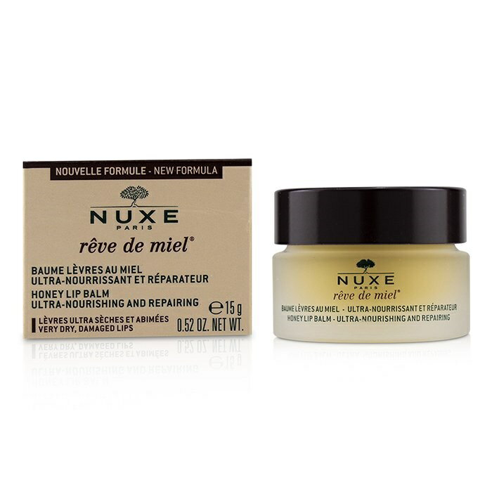 ニュクス 【月間優良ショップ受賞】 Nuxe Reve De Miel Honey Lip Balm - For Very Dry, Damaged Lips (Packaging Random Pick) ニュクス Reve De Miel Honey Lip Balm - For 送料無料 海外通販