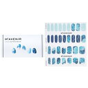 yԗDǃVbv܁z Mavenir Nail Sticker (Blue) - # Deep Water Wave Nail Mavenir Nail Sticker (Blue) - # Deep Water Wave Nail 32pcs  COʔ