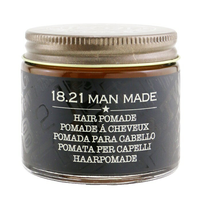 【月間優良ショップ受賞】 18.21 Man Made Pomade - # Sweet Tobacco Shiny Finish / Medium Hold 18.21 マンメイド ポマード - # Sweet Tobacco シャイニーフィニッシュ / ミディアム 送料無…