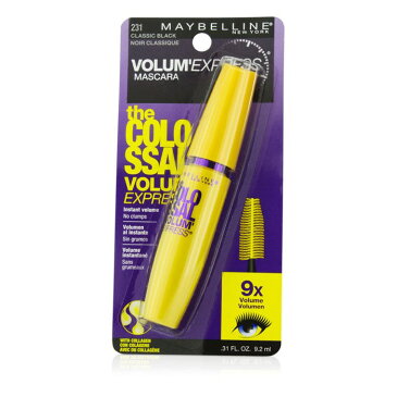 Maybelline Volum' Express The Colossal Washable Mascara - #Classic Black メイベリン Volum' Express The Colossal W 【楽天海外直送】