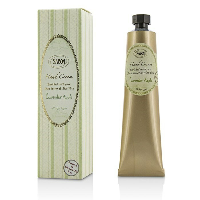 SABON メンズハンドクリーム 【月間優良ショップ受賞】 Sabon Hand Cream - Lavender Apple (Tube) サボン ハンドクリーム - ラベンダー・アップル (チューブ) 50ml/1.66oz 送料無料 海外通販