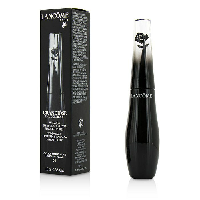 【月間優良ショップ受賞】 Lancome Grandiose Smudgeproof Wide Angle Fan Effect Mascara - 01 Noir Mirifique ランコム グランディオーズ スマッジプルーフ ワイド アングル ファン エフェクト 送料無料 海外通販