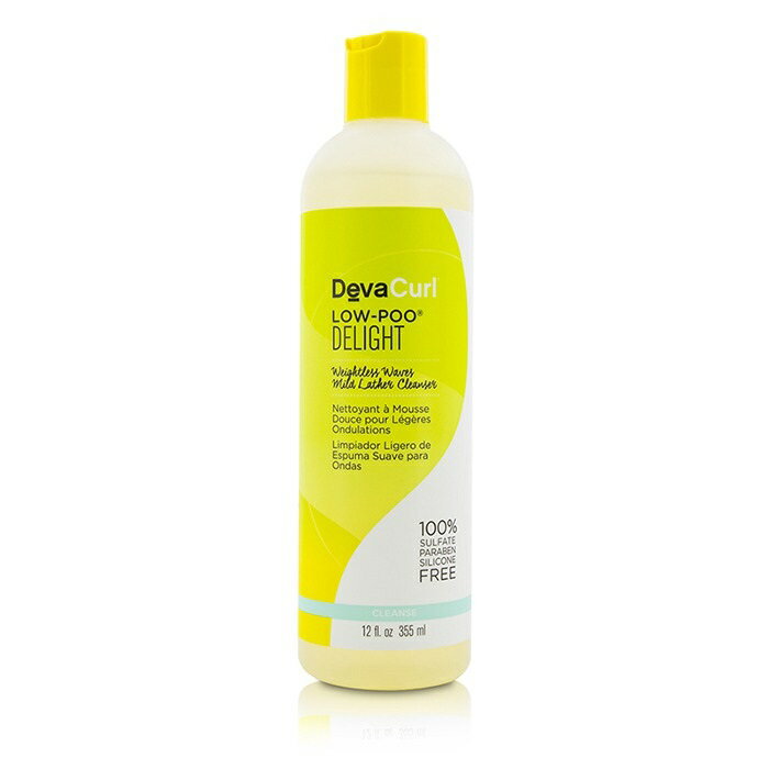 【月間優良ショップ受賞】 DevaCurl Low-Poo Delight (Weightless Waves Mild Lather Cleanser - For Wavy Hair) デヴァ ロープーディライト (軽やかな泡立ちのシャンプー - ウェーブヘア用) 355 送料無料 海外通販