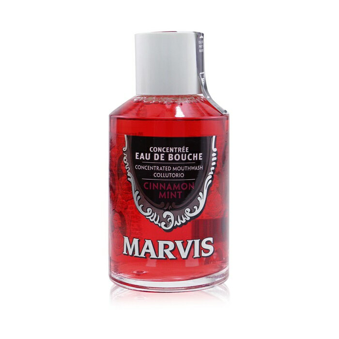 デパコス（2000円程度） 【月間優良ショップ受賞】 Marvis Eau De Bouche Concentrated Mouthwash - Cinnamon Mint マービス オードブーシュ マウスウォッシュ - シナモンミント 洗口液 120ml/4.1oz 送料無料 海外通販