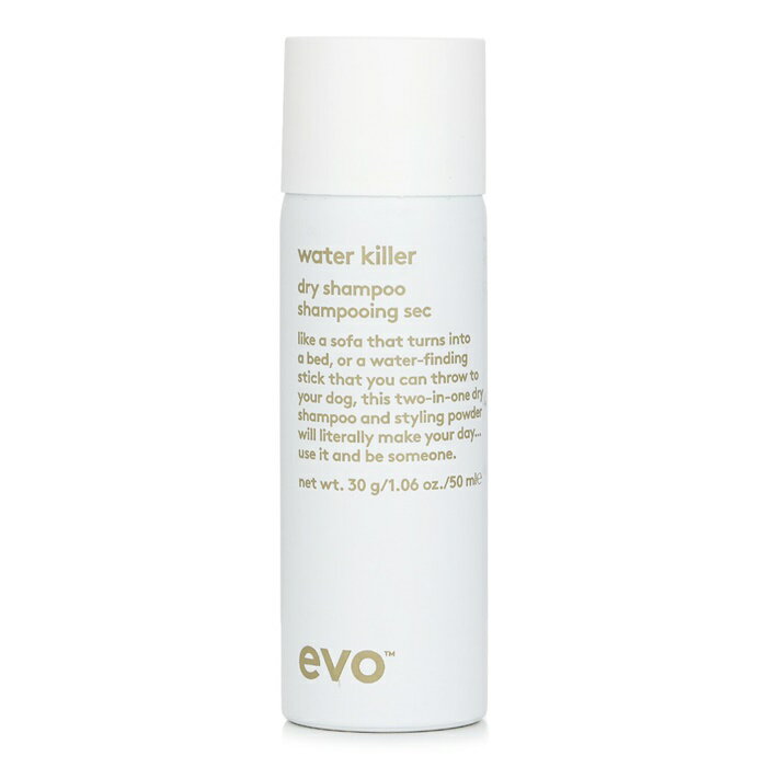 デパコス（2000円程度） 【月間優良ショップ受賞】 Evo (Aerosol) Water Killer Dry Shampoo Spray イーヴォ (Aerosol) Water Killer Dry Shampoo Spray 50ml/1.06oz/30g 送料無料 海外通販