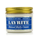 yԗDǃVbv܁z Layrite Natural Matte Cream (Medium Hold, Matte Finish, Water Soluble) CCg i`}bgN[ (~fBAz[hA}bgdグAŐ􂢗܂) 120g/4  COʔ