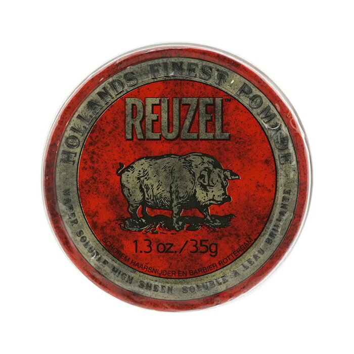 デパコス（2000円程度） 【月間優良ショップ受賞】 Reuzel Red Pomade (Water Soluble, High Sheen) ルーゾー Red Pomade (Water Soluble, High Sheen) 35g/1.3oz 送料無料 海外通販