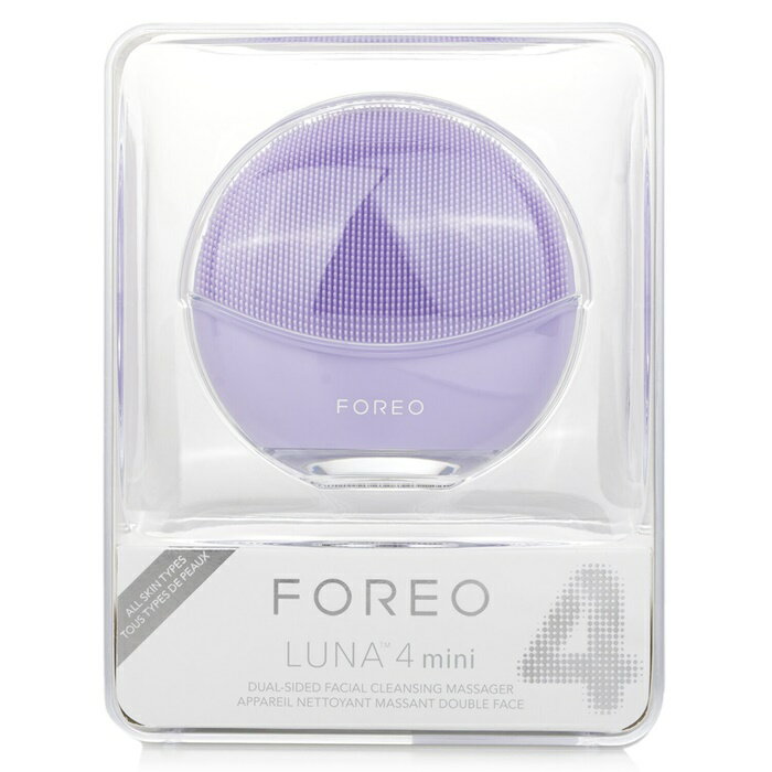 【月間優良ショップ受賞】 FOREO Luna 4 Mini Dual-Sided Facial Cleansing Massager - Lavender FOREO Luna 4 Mini Dual-Sided Facial Cleansing Massager - L 送料無料 海外通販