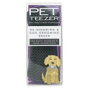 【月間優良ショップ受賞】 Tangle Teezer Pet Teezer De-Shedding Dog Grooming Brush (For Heavy Shedding Long Haired Dogs) - Purple / Grey タングルティーザ 送料無料 海外通販