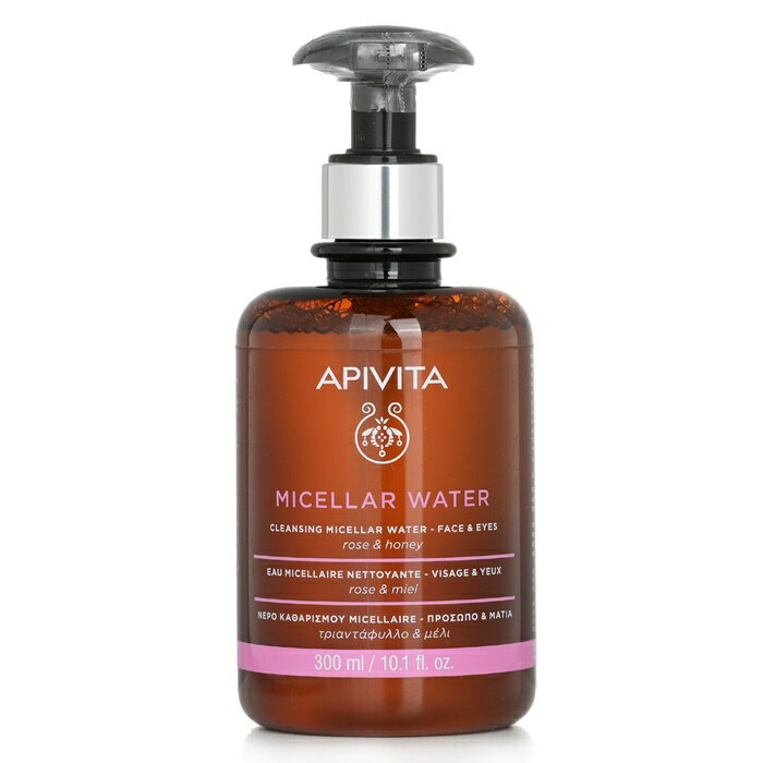 【月間優良ショップ受賞】 Apivita Cleansing Micellar Water For Face Eyes アピヴィータ クレンジングミセラーウォーター 顔用 300ml/10.1oz 送料無料 海外通販