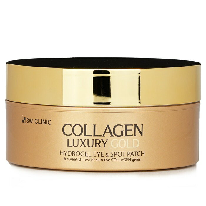 【月間優良ショップ受賞】 3W Clinic Collagen Luxury Gold Hydrogel Eye Spot Patch 3Wクリニック Collagen Luxury Gold Hydrogel Eye Spot Patch 90g/60 p 送料無料 海外通販