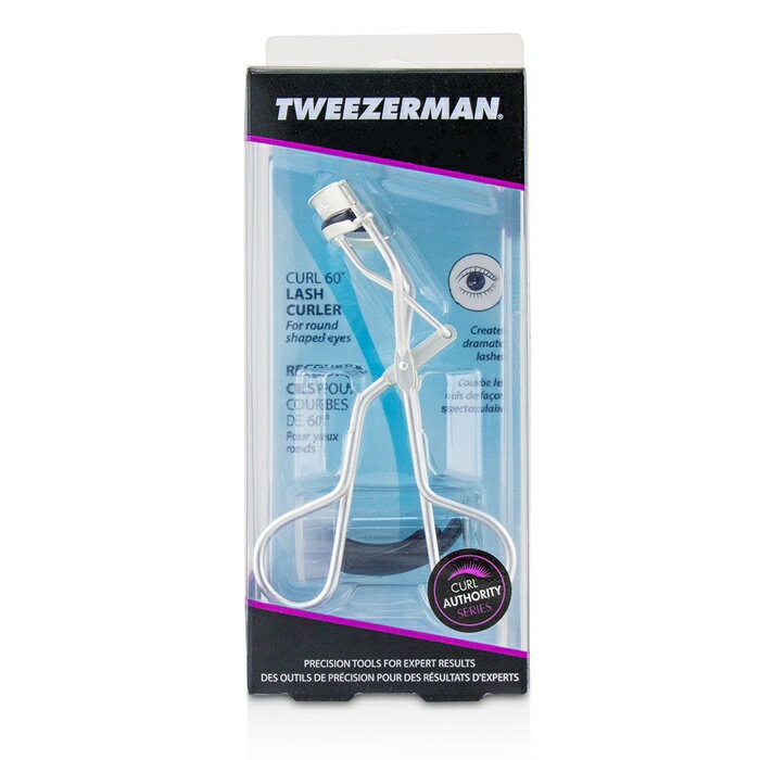 【月間優良ショップ受賞】 Tweezerman Curl 60° Lash Curler (For Round Shaped Eyes) ツィーザーマン カール 60° ラッシュ カーラー (For Round Shaped Eyes) - 送料無料 海外通販