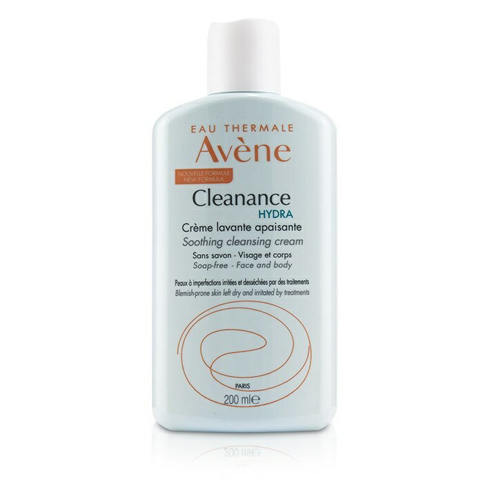  Avene Cleanance HYDRA Soothing Cleansing Cream - For Blemish-Prone Skin Left Dry & Irritated by Treatments アベンヌ クレアナンス ハイドラ 送料無料 海外通販