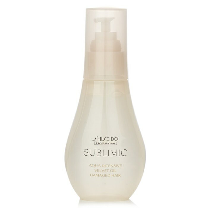 【月間優良ショップ受賞】 Shiseido Sublimic Aqua Intensive Velvet Oil (Damaged Hair) 資生堂 Sublimic Aqua Intensive Velvet Oil (Damaged Hair) 100ml 送料無料 海外通販
