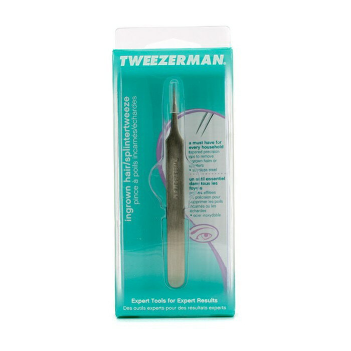 【月間優良ショップ受賞】 Tweezerman Ingrown Hair/ Splintertweeze - Stainless Steel ツィーザーマ..