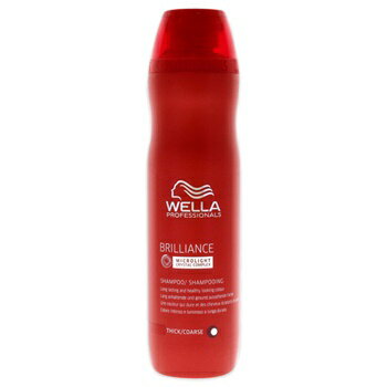 【月間優良ショップ受賞】 Wella Brilliance Shampoo For Coarse Hair ウエラ 粗い髪のシャンプーのためのブリリアンスシャンプー 8.4 oz 送料無料 海外通販