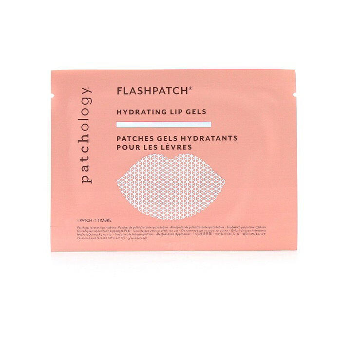 デパコス（3000円程度） 【月間優良ショップ受賞】 Patchology FlashPatch Hydrating Lip Gels パッチオロジー フラッシュパッチ ハイドレーティング リップ ゲル 5pcs 送料無料 海外通販