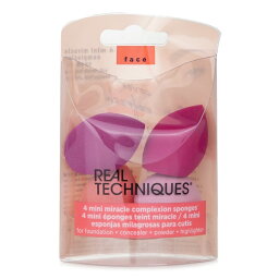 【月間優良ショップ受賞】 Real Techniques 4 Miracle Mini Complexion Sponges 本物のテクニック 4 Miracle Mini Complexion Sponges set 送料無料 海外通販