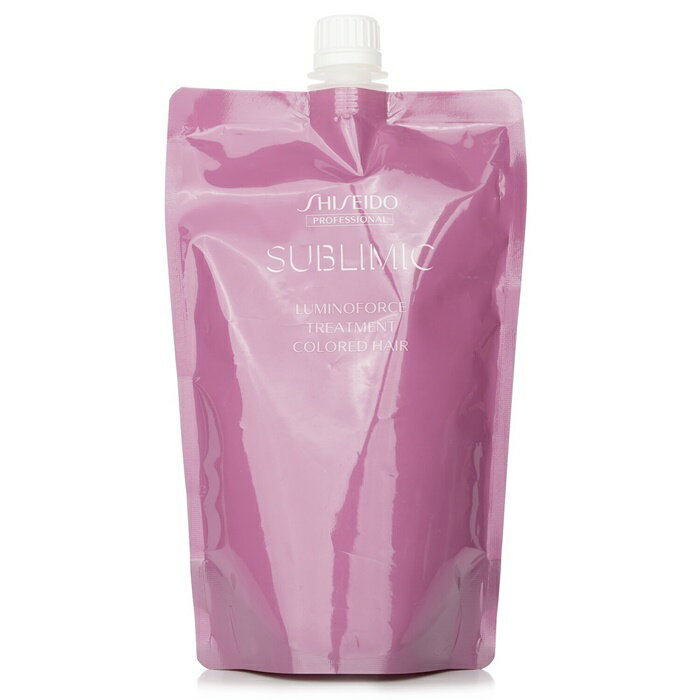 【月間優良ショップ受賞】 Shiseido Sublimic Luminoforce Treatment Refill (Colored Hair) 資生堂 Su..