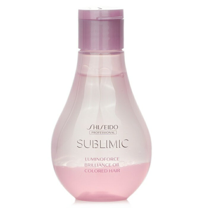  Shiseido Sublimic Luminoforce Brilliance Oil (Colored Hair) 資生堂 Sublimic Luminoforce Brilliance Oil (Colored Hair) 100ml 送料無料 海外通販