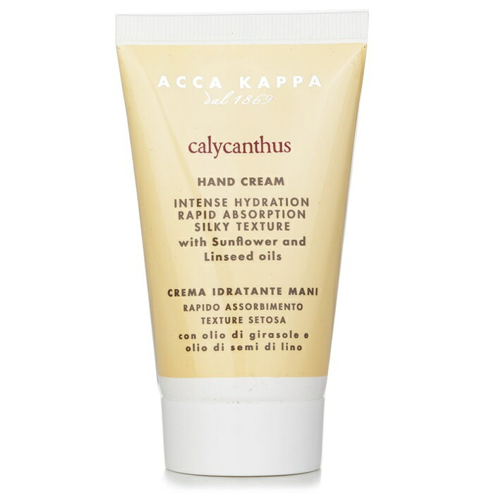 【月間優良ショップ受賞】 Acca Kappa Calycanthus Hand Cream アッカカッパ Calycanthus Hand Cream 75ml/2.5oz 送料無料 海外通販