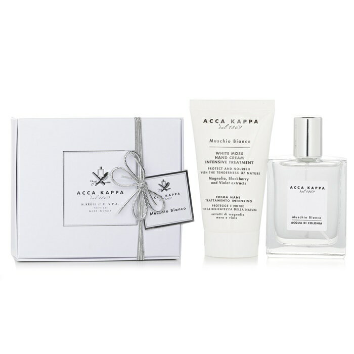 【月間優良ショップ受賞】 Acca Kappa White Moss Cologne Hand Cream Set アッカカッパ White Moss Cologne Hand Cream Set 2pcs 送料無料 海外通販