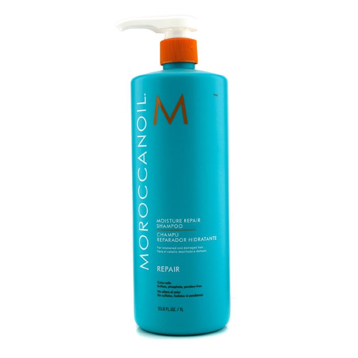 【月間優良ショップ受賞】 Moroccanoil Moisture Repair Shampoo (For Weakened and Damaged Hair) モロッカンオイル モイスチャーリペアシャンプー (ダメージを受けて弱った髪に) 1000ml/33.8oz 送料無料 海外通販