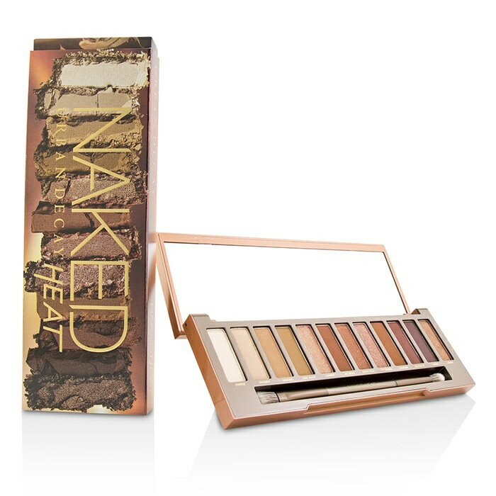  Urban Decay Naked Heat Palette: 12x Eyeshadow, 1x Doubled Ended Blending / Detailed Crease Brush アーバンディケイ ネイキッド ヒート パレット: 12 送料無料 海外通販