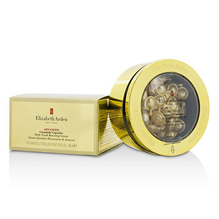  Elizabeth Arden Ceramide Capsules Daily Youth Restoring Serum - ADVANCED エリザベスアーデン セラマイドカプセル デイリーユース リストーリングセラム - アドバンスド 60c 送料無料 海外通販